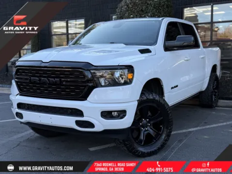 White 2022 Ram 1500 Big Horn/Lone Star for sale in Sandy Springs, GA