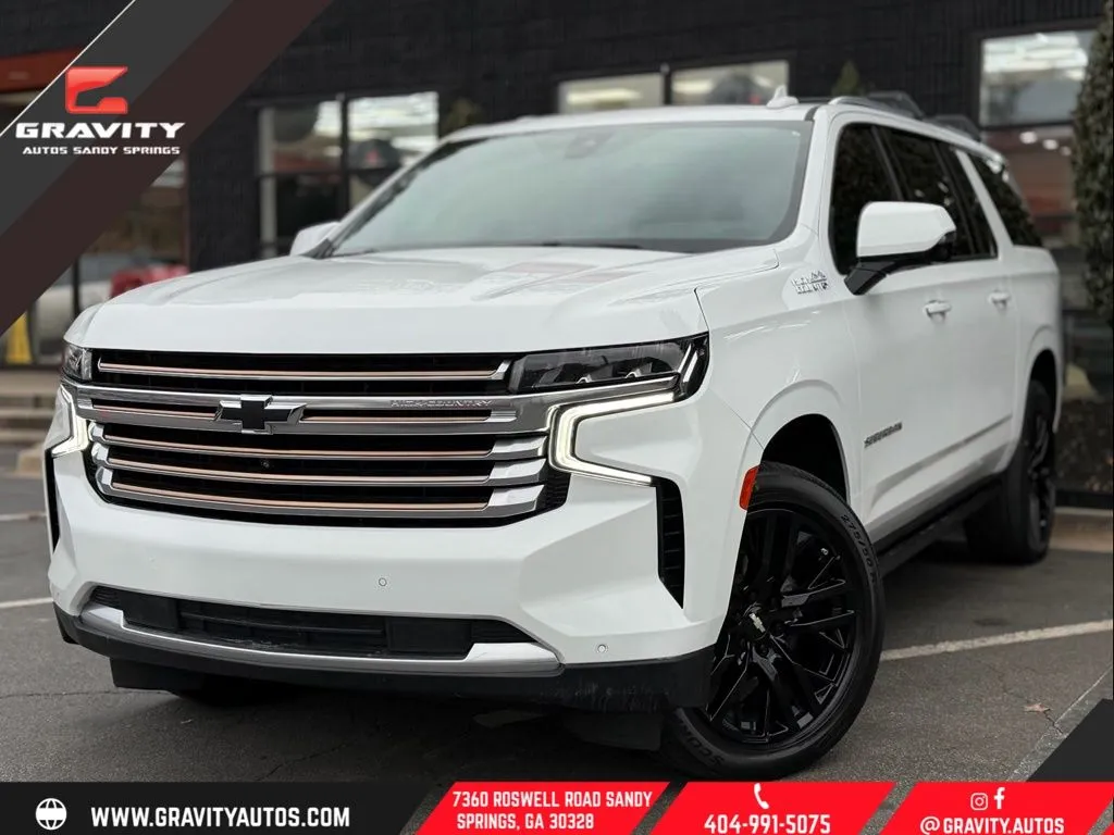 White 2021 Chevrolet Suburban High Country for sale in Sandy Springs, GA