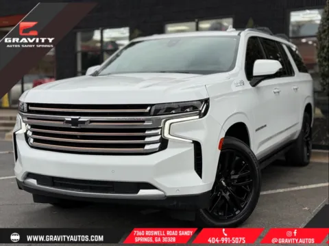 White 2021 Chevrolet Suburban High Country for sale in Sandy Springs, GA