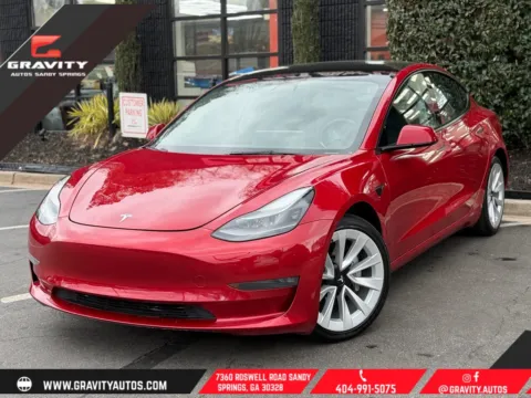 Red 2022 Tesla Model 3 Long Range for sale in Sandy Springs, GA