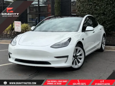 White 2021 Tesla Model 3 Standard Range Plus for sale in Sandy Springs, GA