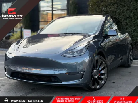 Blue 2022 Tesla Model Y Performance for sale in Sandy Springs, GA