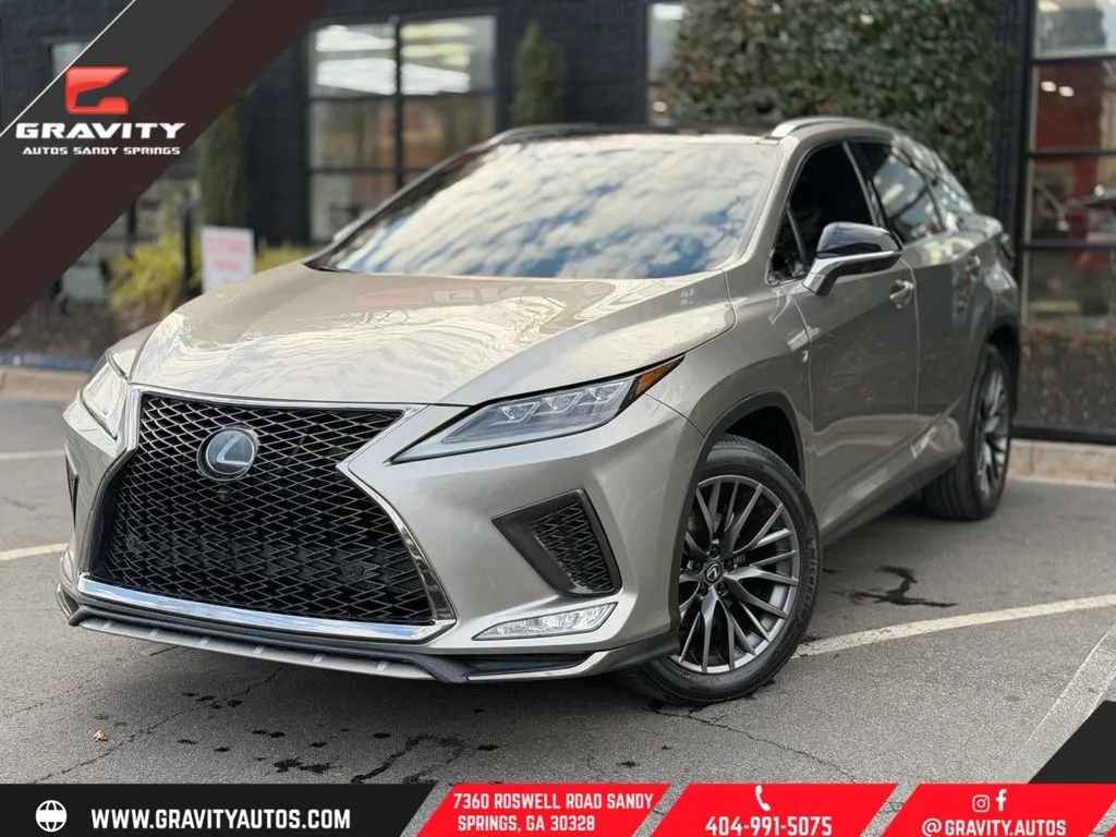 Silver 2021 Lexus RX 350 F Sport Handling for sale in Sandy Springs, GA