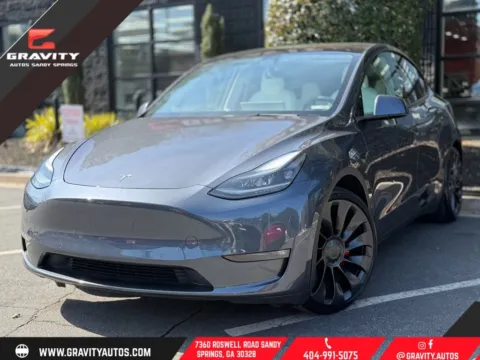 Blue 2022 Tesla Model Y Performance for sale in Sandy Springs, GA