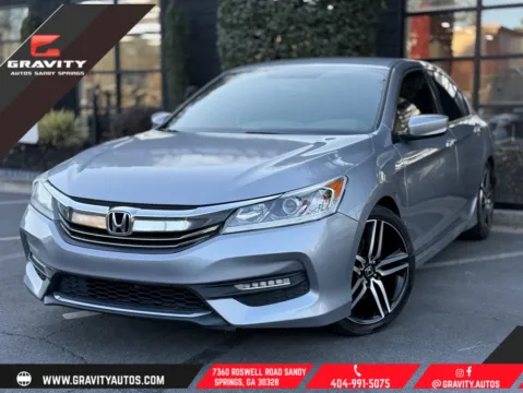 Silver 2017 Honda Accord Sport for sale in Sandy Springs, GA