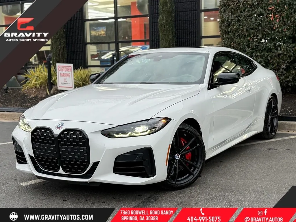 White 2023 BMW 4 Series M440i for sale in Sandy Springs, GA