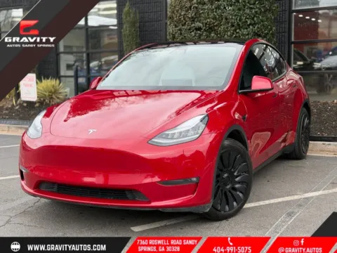 Red 2021 Tesla Model Y Long Range for sale in Sandy Springs, GA