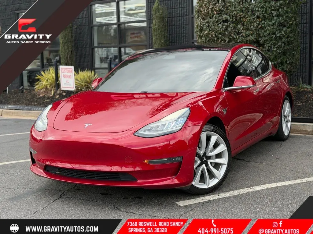 Blue 2018 Tesla Model 3 for sale in Sandy Springs, GA