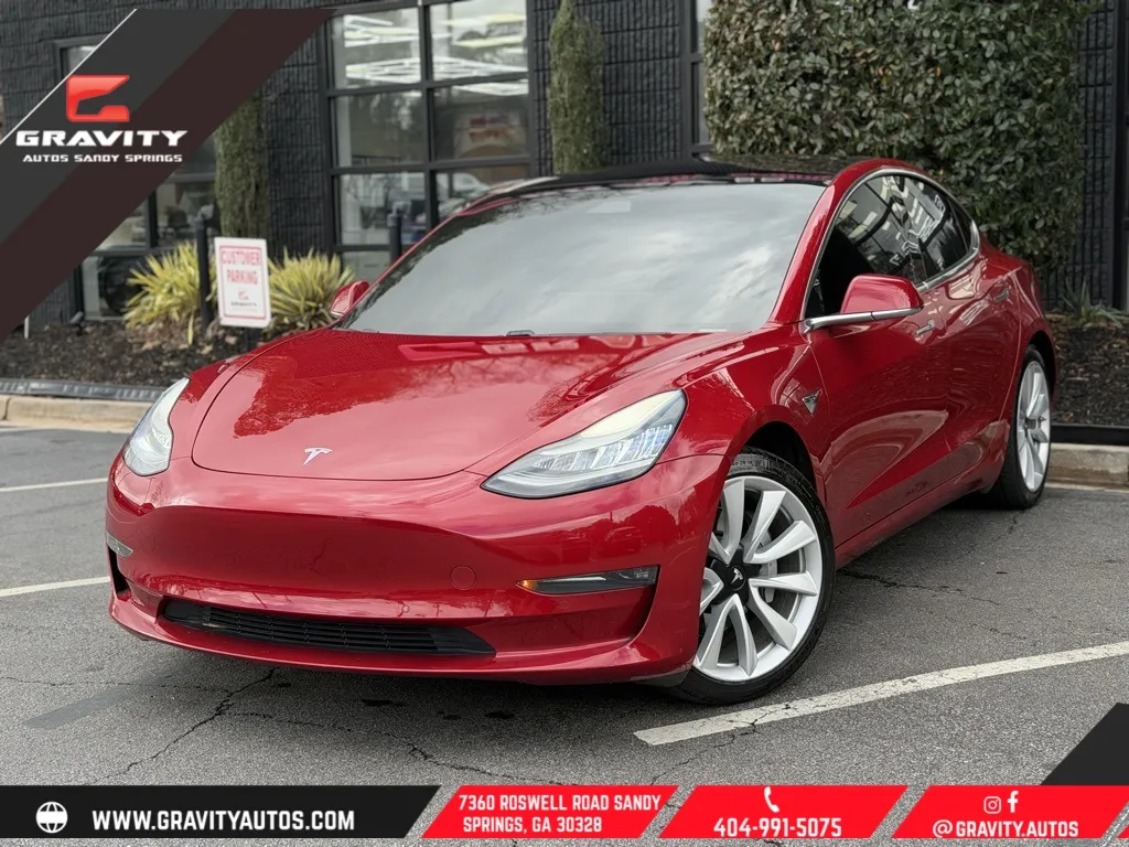 Blue 2018 Tesla Model 3 for sale in Sandy Springs, GA