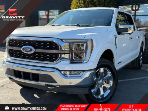 White 2021 Ford F-150 King Ranch for sale in Sandy Springs, GA