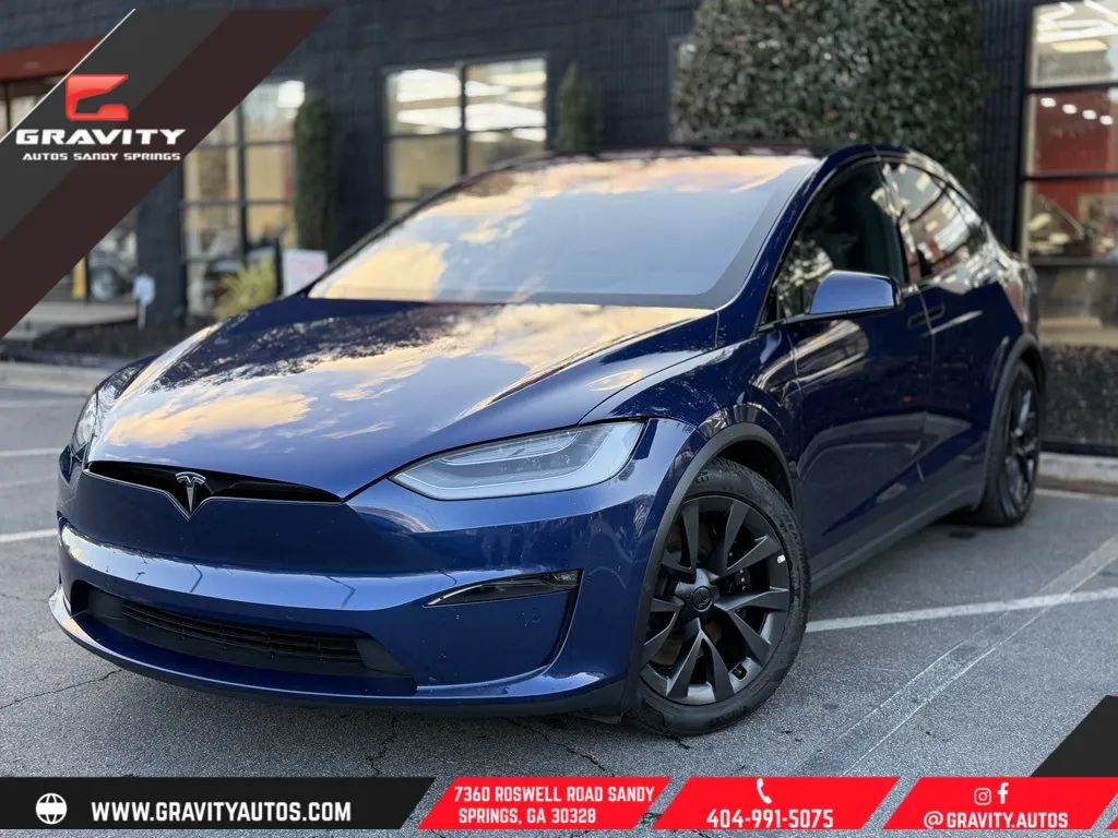 Blue 2022 Tesla Model X for sale in Sandy Springs, GA