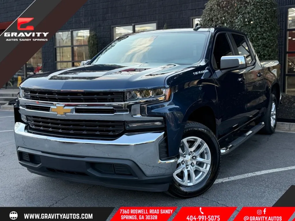 Blue 2020 Chevrolet Silverado 1500 LT for sale in Sandy Springs, GA