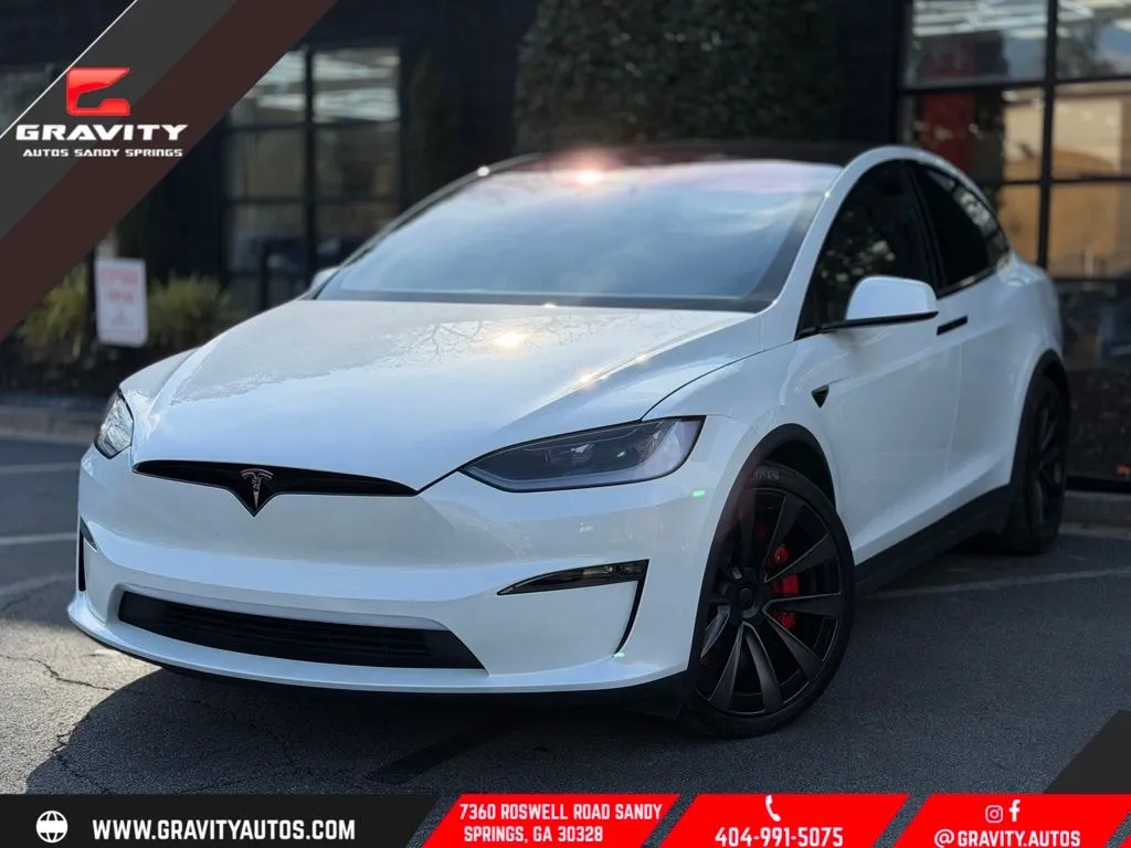 White 2023 Tesla Model X Plaid for sale in Sandy Springs, GA