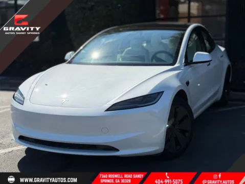 White 2025 Tesla Model 3 Long Range for sale in Sandy Springs, GA