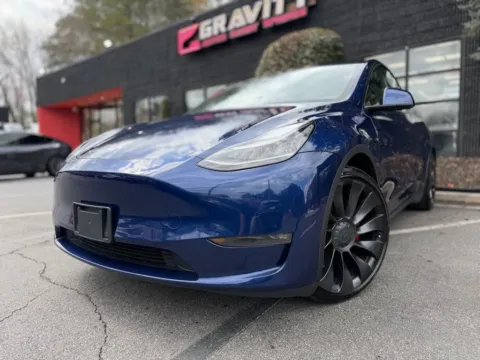 Photos of 2021 Tesla Model Y Performance for sale in Sandy Springs, GA at Gravity Autos Sandy Springs