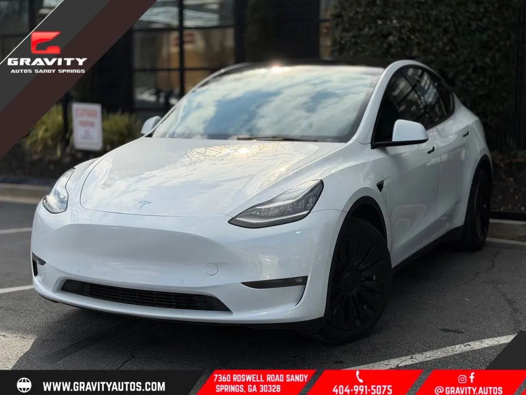 White 2021 Tesla Model Y Long Range for sale in Sandy Springs, GA