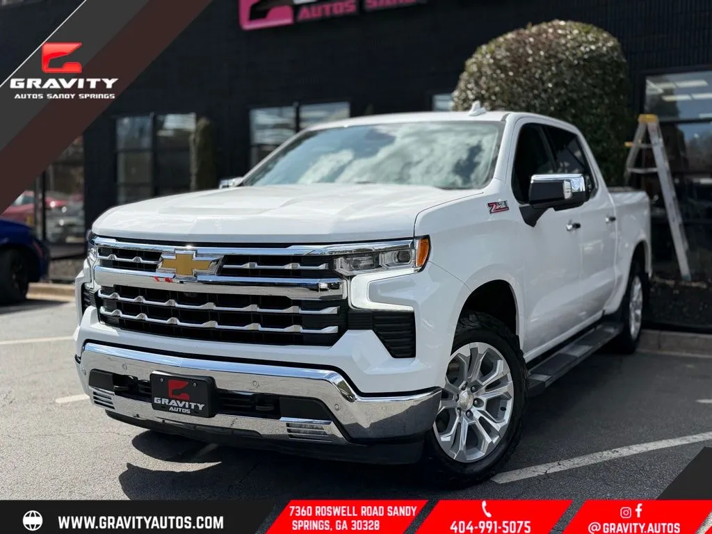 White 2023 Chevrolet Silverado 1500 LTZ for sale in Sandy Springs, GA