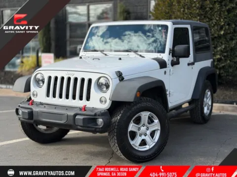 White 2014 Jeep Wrangler Sport for sale in Sandy Springs, GA