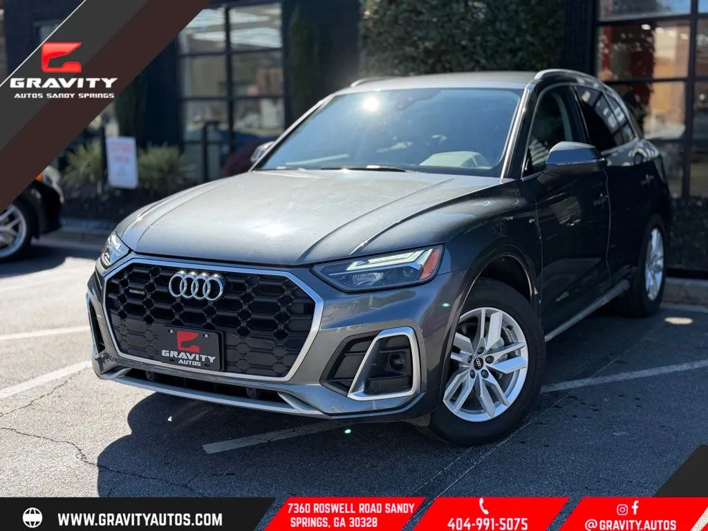 Blue 2022 Audi Q5 45 S line Premium for sale in Sandy Springs, GA