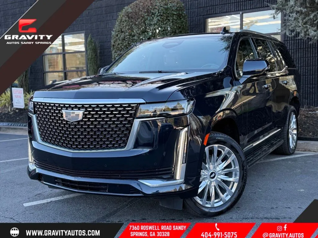 Blue 2023 Cadillac Escalade Premium Luxury for sale in Sandy Springs, GA