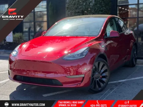 Red 2024 Tesla Model Y Performance for sale in Sandy Springs, GA
