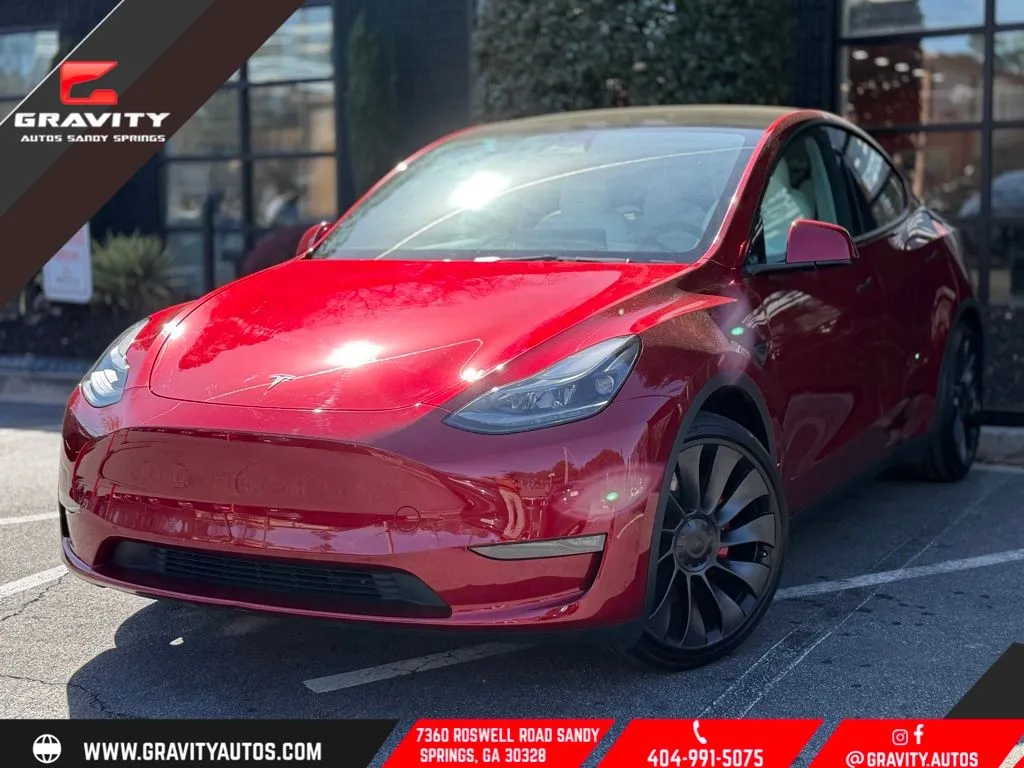 Red 2024 Tesla Model Y Performance for sale in Sandy Springs, GA