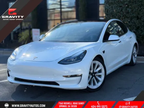 Blue 2022 Tesla Model 3 Long Range for sale in Sandy Springs, GA