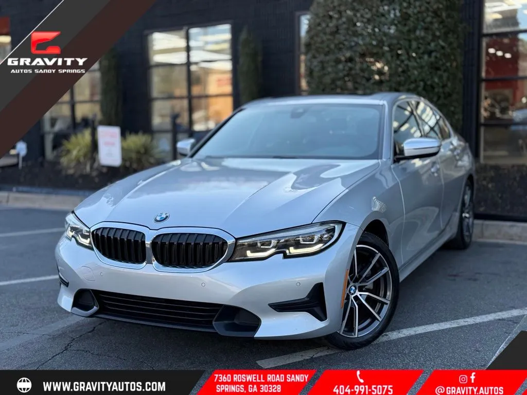 Silver 2019 BMW 3 Series 330i for sale in Sandy Springs, GA