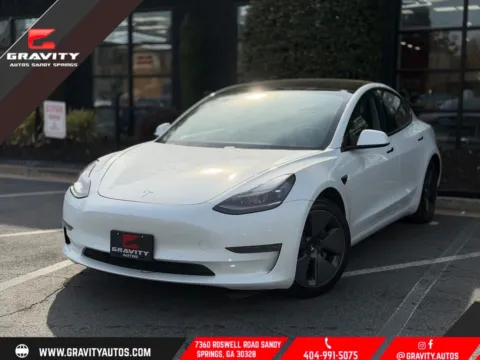 White 2021 Tesla Model 3 Long Range for sale in Sandy Springs, GA