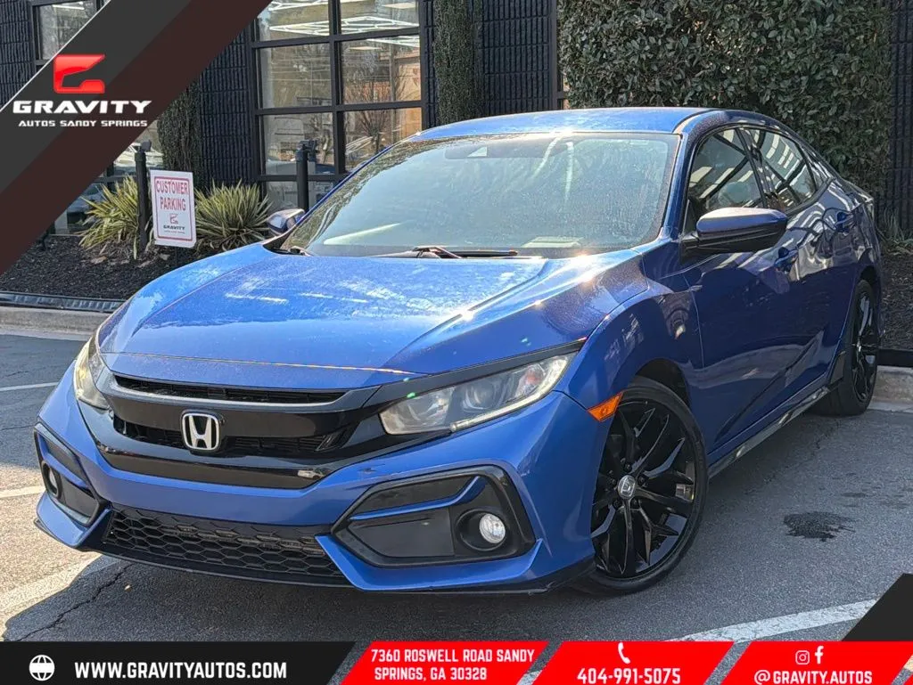 Blue 2020 Honda Civic Sport for sale in Sandy Springs, GA
