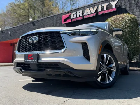 Photos of 2023 INFINITI QX60 LUXE for sale in Sandy Springs, GA at Gravity Autos Sandy Springs