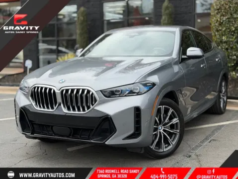 Gray 2025 BMW X6 xDrive40i for sale in Sandy Springs, GA