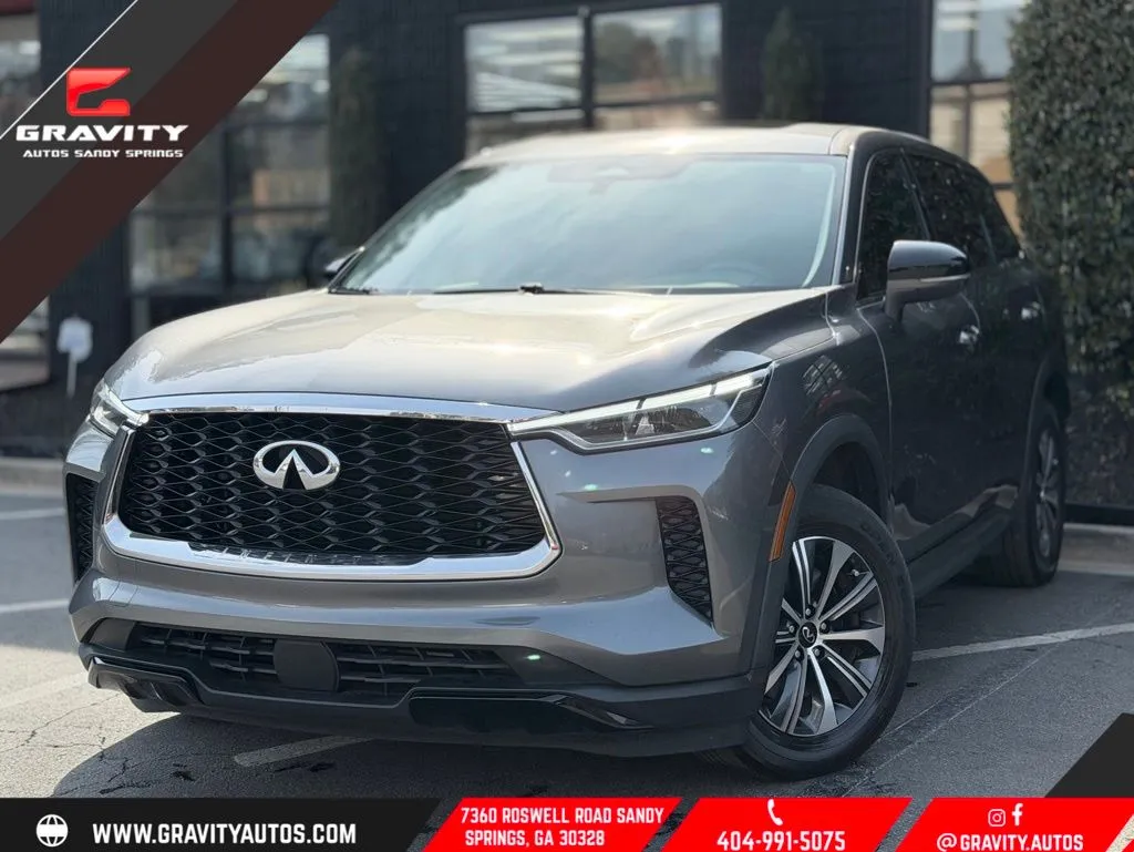 Gray 2022 INFINITI QX60 PURE for sale in Sandy Springs, GA