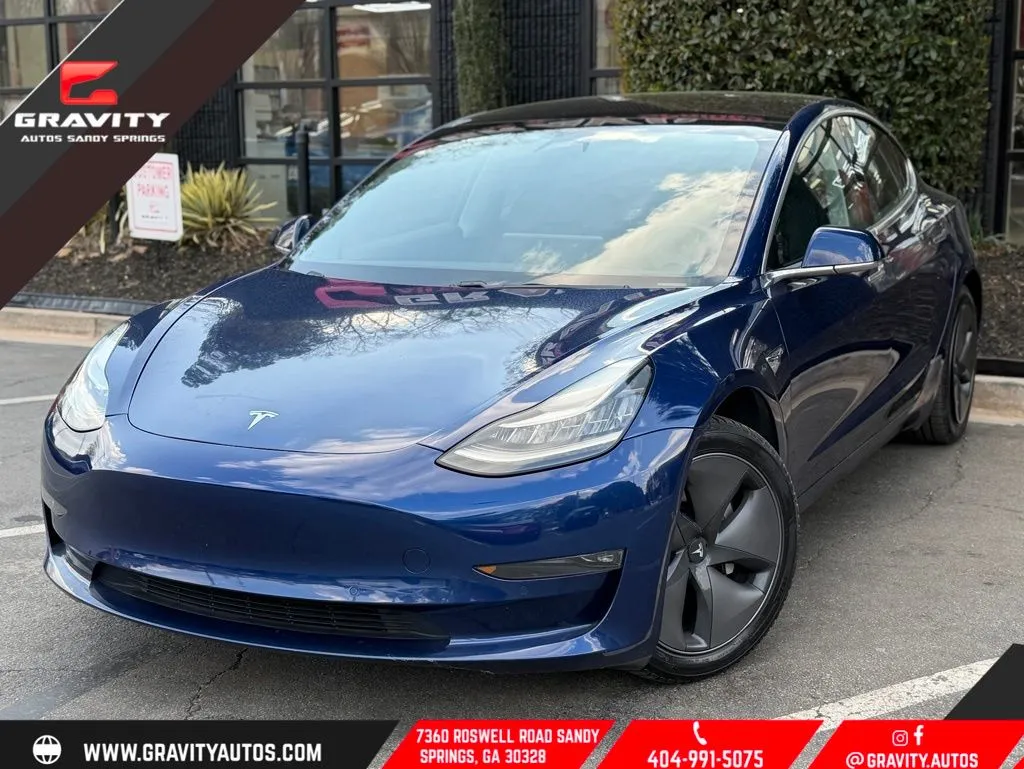 Blue 2018 Tesla Model 3 Long Range for sale in Sandy Springs, GA