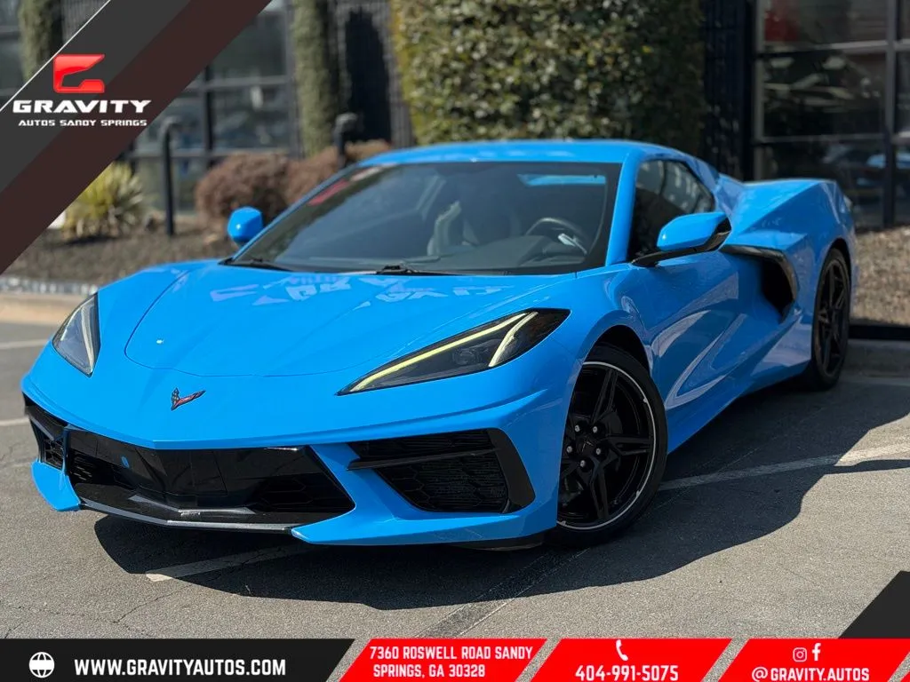 Blue 2022 Chevrolet Corvette Stingray for sale in Sandy Springs, GA