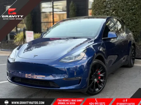 Blue 2023 Tesla Model Y Long Range for sale in Sandy Springs, GA