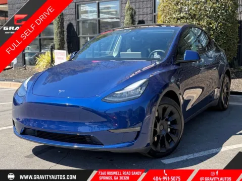 Blue 2021 Tesla Model Y Long Range for sale in Sandy Springs, GA