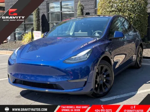 Blue 2021 Tesla Model Y Long Range for sale in Sandy Springs, GA