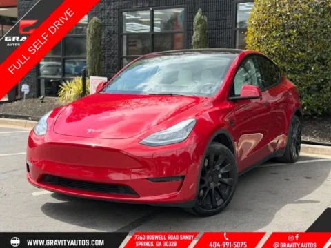 Blue 2021 Tesla Model Y Long Range for sale in Sandy Springs, GA