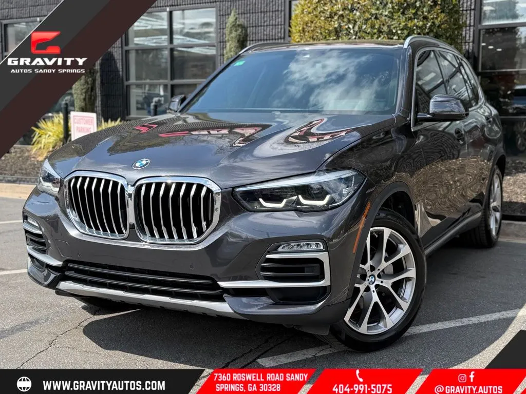 Gray 2019 BMW X5 xDrive40i for sale in Sandy Springs, GA