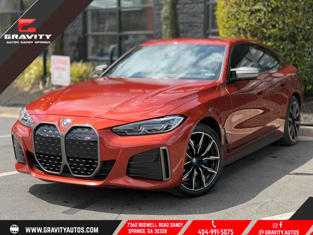 Orange 2023 BMW i4 M50 for sale in Sandy Springs, GA