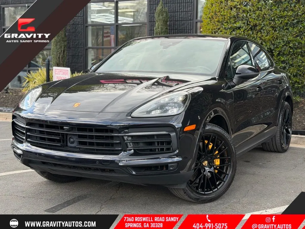 Gray 2021 Porsche Cayenne Coupe for sale in Sandy Springs, GA
