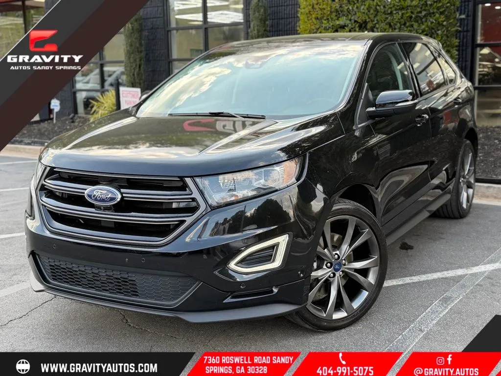 Black 2016 Ford Edge Sport for sale in Sandy Springs, GA