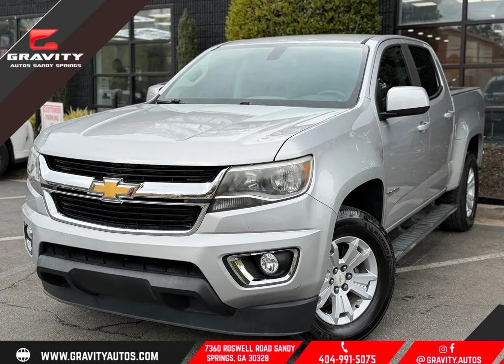 Silver 2018 Chevrolet Colorado LT for sale in Sandy Springs, GA