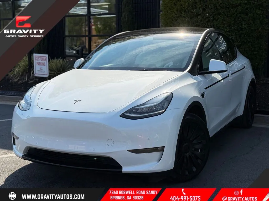 Used 2021 Tesla Model Y Long Range with VIN 5YJYGDEE4MF130882 for sale in Chamblee, GA
