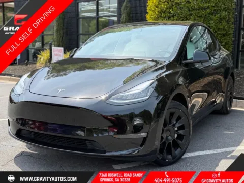 Black 2021 Tesla Model Y Long Range for sale in Sandy Springs, GA