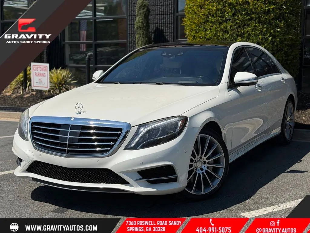 Yellow 2016 Mercedes-Benz S-Class S 550 for sale in Sandy Springs, GA