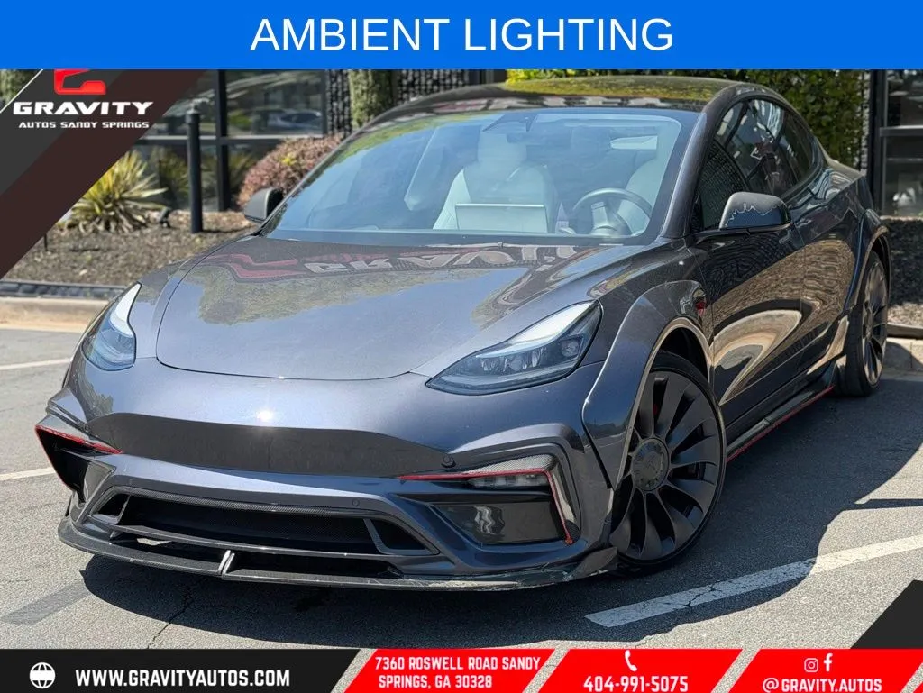 Blue 2022 Tesla Model 3 Performance for sale in Sandy Springs, GA
