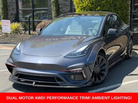 Blue 2022 Tesla Model 3 Performance for sale in Sandy Springs, GA