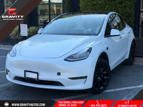 White 2021 Tesla Model Y Long Range for sale in Sandy Springs, GA